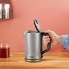 Tefal Bronx KI513D10 hervidor eléctrico, 1,7 l, 2400 W, acero inoxidable, base giratoria, filtro, plateado