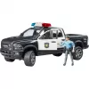 Vehículo de juguete Polizei-Pickup BRUDER RAM 2500 Police 02505 – modelo a escala, vehículo de juguete