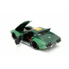 Coche Jada Toys Street Fighter 1969 Chevrolet 1:24 metal verde