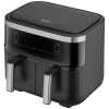 Freidora de aire Severin FR 2453 Double 3,25 L 2850 W negro plata