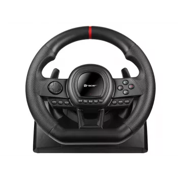 Tracer SimRacer Manual Gearbox 6en1 volante con pedales y palanca de cambios, PC/PS4/PS3/Xbox One/Xbox 360/Switch