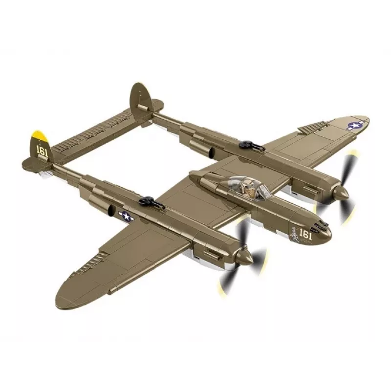 Bloques de construcción Cobi Lockheed P-38H Lightning Set 5763 — maqueta a escala, modelo de avión coleccionable