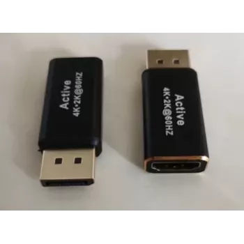 Adaptador DisplayPort a HDMI MicroConnect MC-ITH-DP1.2-HDMI — DisplayPort (conector macho) a HDMI (conector hembra), compatible con 4K