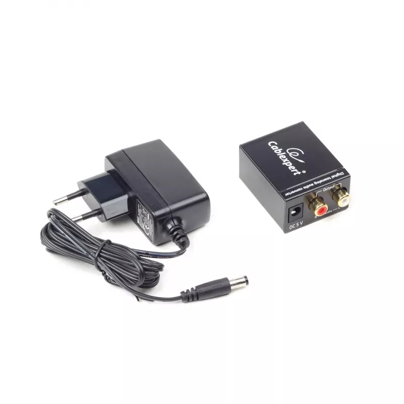 Convertidor de audio Gembird DSC-OPT-RCA-001 negro
