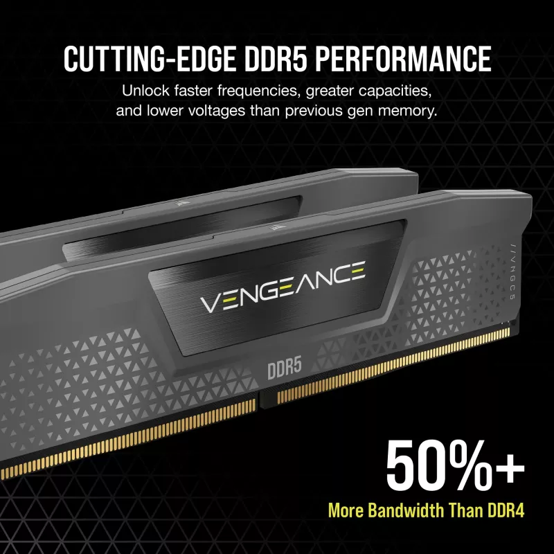 Memoria RAM Corsair D5 6400 32GB C30 Vengeance K2 2x16GB 1.4V (CMK32GX5M2B6400Z30)