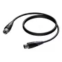 Cable de audio PROCAB CLA901/3 3 m XLR (3 polos) negro, gris
