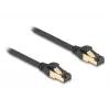 Cable de red DeLOCK RJ45 Cat.6A conector macho a conector macho S/FTP 0,3 m negro