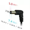Fuente de alimentación para portátil Akyga AK-ND-05 19,5 V / 3,34 A, 65 W, conector 7,4 x 5,0 mm con pin, para Dell
