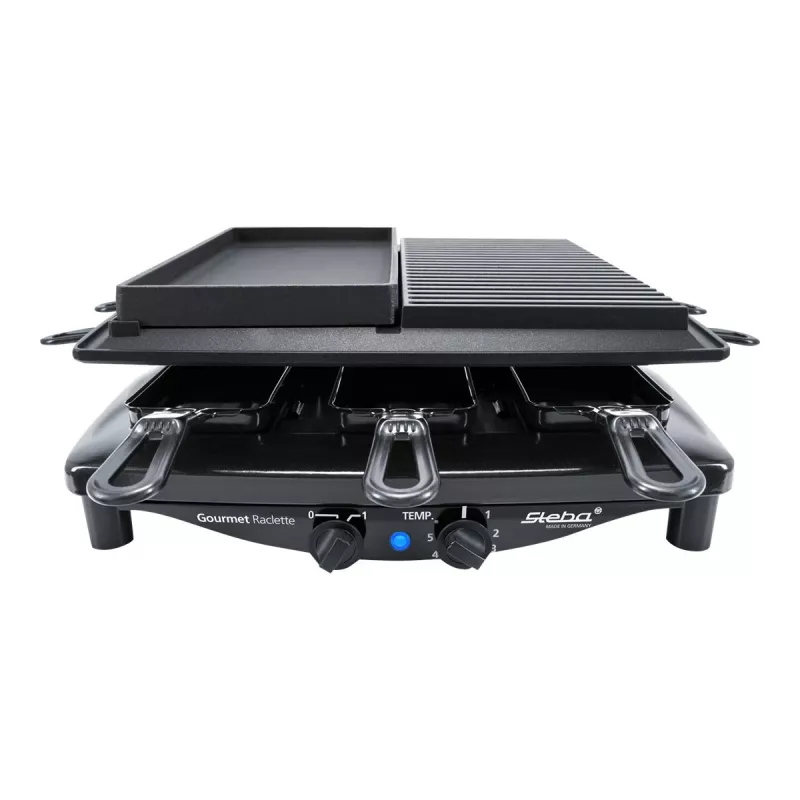 Steba RC 4 Plus Deluxe parrilla raclette, negro