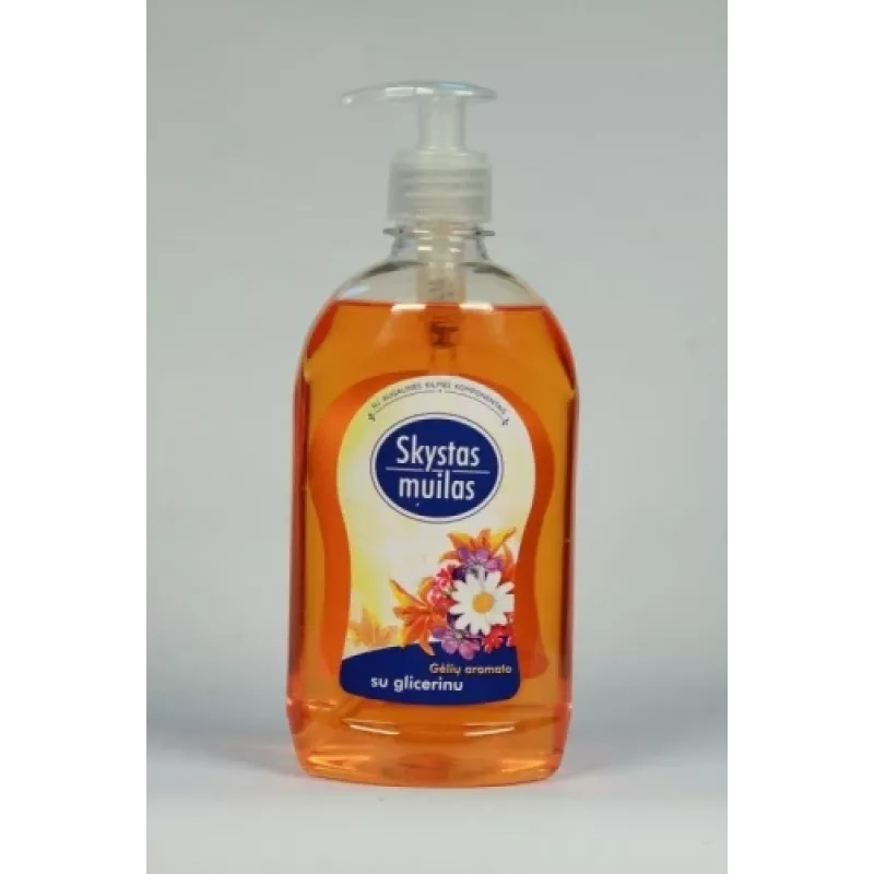 Jabón líquido P03-02-1-00, 500 ml, glicerina, aroma floral