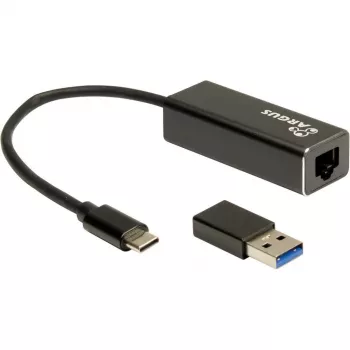 Adaptador Ethernet Inter-Tech IT-732 2500 Mbit/s USB Type-C Cableado
