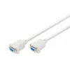 Cable de conexión módem nulo Assmann. D-Sub9 H/H. 1,8 m. Carcasa de clip. beige (AK-610100-018-E)