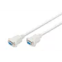 Cable de conexión módem nulo Assmann. D-Sub9 H/H. 1,8 m. Carcasa de clip. beige (AK-610100-018-E)