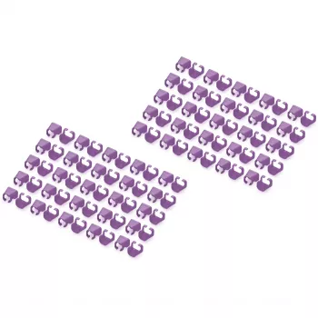 Clip de codificación por colores Digitus Color Clips para cables de parcheo A-CC-VI PVC violeta