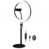 LogiLink trípode con anillo de luz para smartphone con disparador remoto para smartphone de 10,16 cm - 17,78 cm (4 - 17,80cm (7)), - 1 unidad (AA0152)