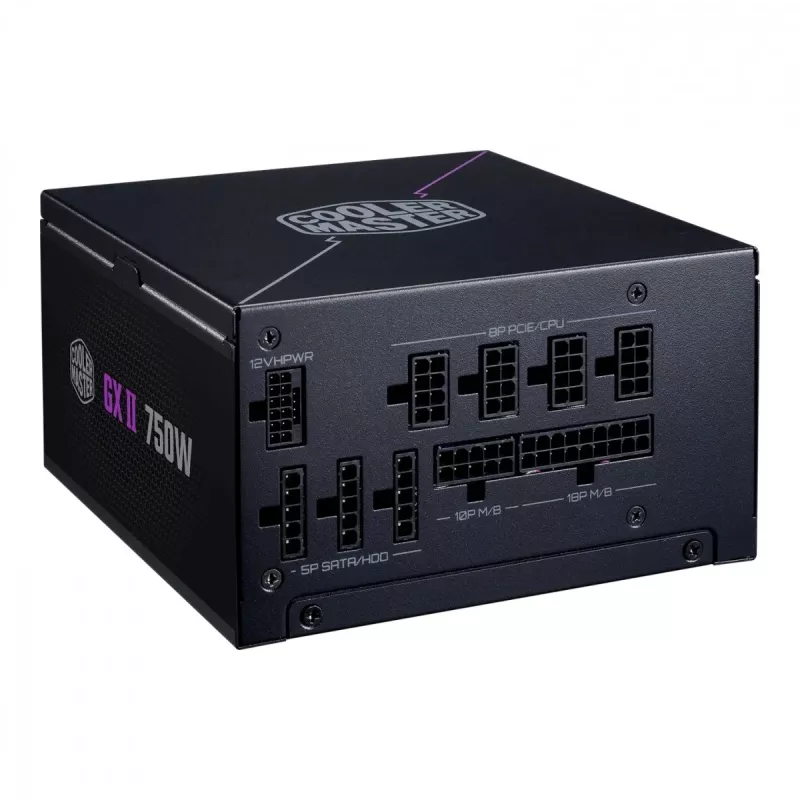 Cooler Master GX II Gold 750 ATX3.1 (750W), Fuente de alimentación para PC, Negro