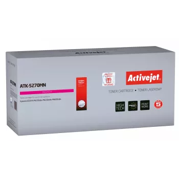 Tóner Activejet ATK-5270MN (sustituto de Kyocera TK-5270M; Supreme; 6000 páginas; magenta)