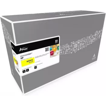 AS20256 ASTAR HP CLJ M255NW tóner YEL HC W2212X / HP207X 2450S. sin indicador de nivel (AS20256)