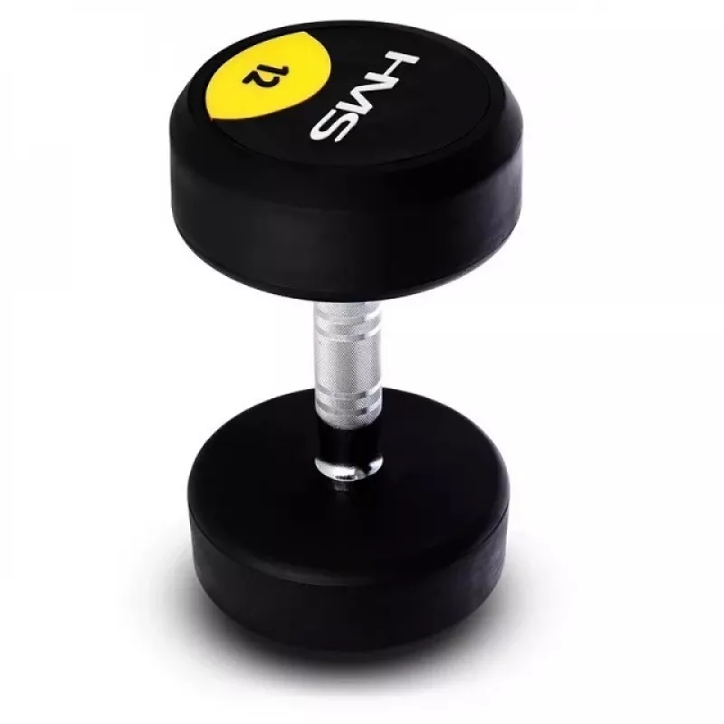 Mancuerna corta engomada 12 kg HMS HG PRO 12