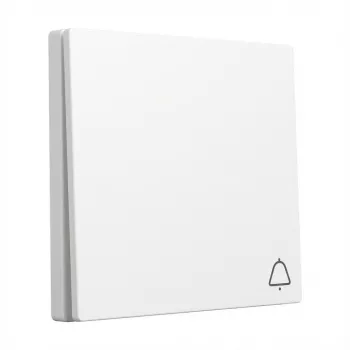 Tapa basculante Gira System 55 para símbolo de timbre, modelo 328603, blanco puro