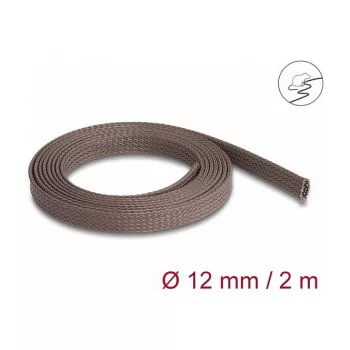 Funda para cables DeLOCK 20898 marrón poliéster 1,2 cm de diámetro