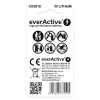 Pila de botón de litio everActive CR2016 — 3 V, 20 mm de diámetro, 1,6 mm de altura, pack de 2