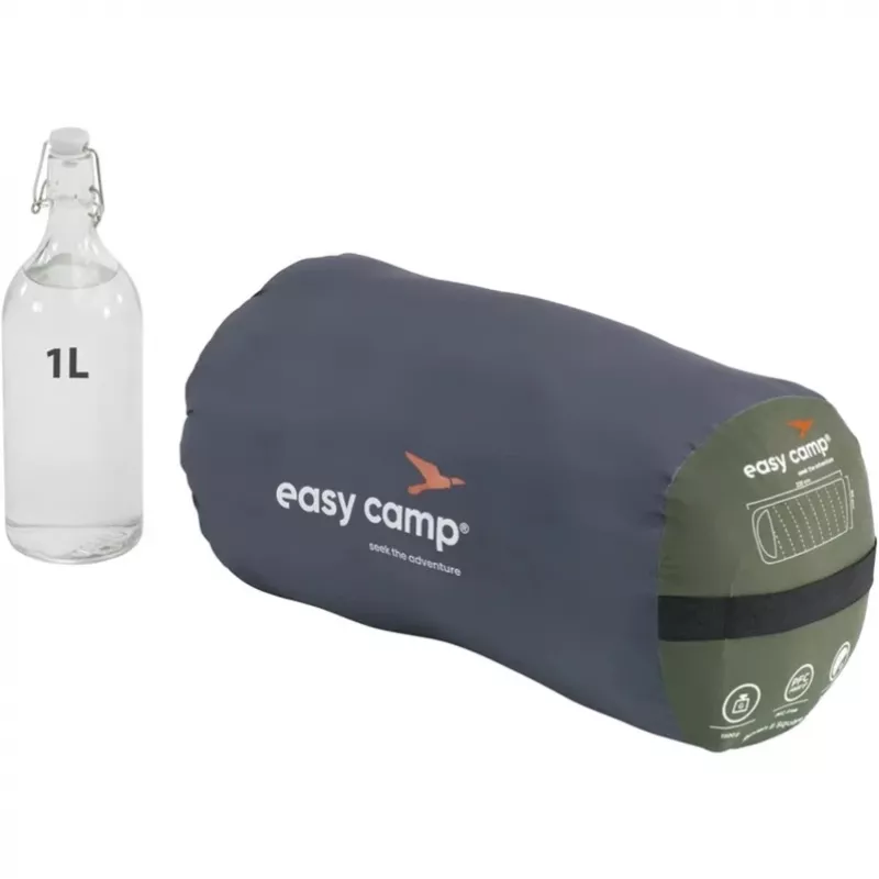 Saco de dormir easy camp Raven II Square -3°C, verde oliva, modelo 240208