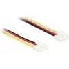Cable de plataforma IoT DELOCK 86952 — cobre y plástico, colores disponibles: negro/latón/rojo/blanco