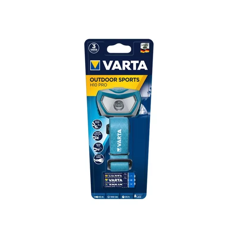 Linterna frontal Varta 16650 101 421 color aguamarina