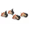 Ruedas Digitus DN-19 CASTOR-OR negras bronce 250 kg