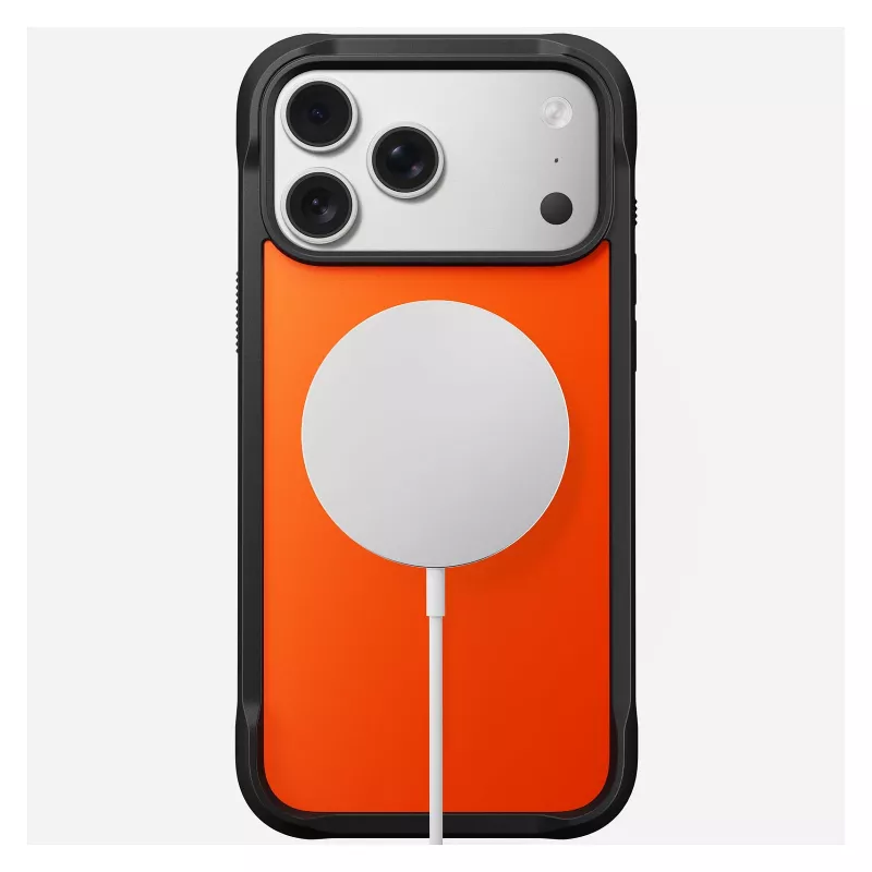 Funda para móvil Nomad Rugged Case para iPhone 17 Pro Max, 17,5 cm (6,9 pulgadas), naranja