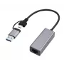 Gembird A-USB3AC-LAN2G-01 Adaptador de red USB 2,5 Gigabit, gris espacial