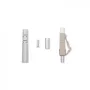 Qoltec 54450 Conector de fibra óptica LC Multimodo Beige Plata