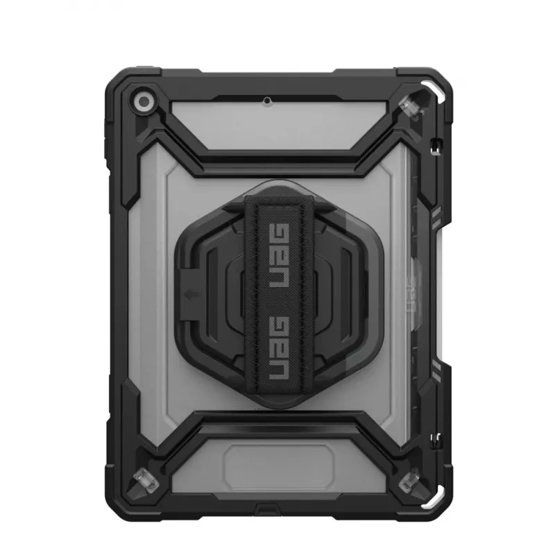 Urban Armor Gear Plasma Healthcare 124470114340 funda para tablet Apple iPad 10.9 (10.ª gen.) / 11 (A16), 27,7 cm (10,9"), bumper, soporte, correa de mano, ice/negra