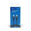 Cable USB-C a USB-C SAVIO CL-159 1 m, USB 2.0 (480 Mbit/s), negro, 2,1 A