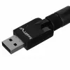 Lanberg NC-0150-WE adaptador WiFi USB Mini N150, 150 Mbit/s, 1 antena externa, negro