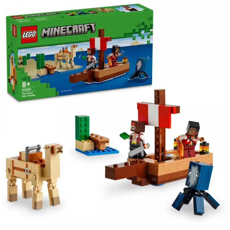 LEGO MINECRAFT 21259 El viaje del barco pirata