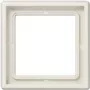 Tapa de interruptor de pared JUNG LS 981 W marfil — tapa de duroplast sin tornillos, 81×81 mm