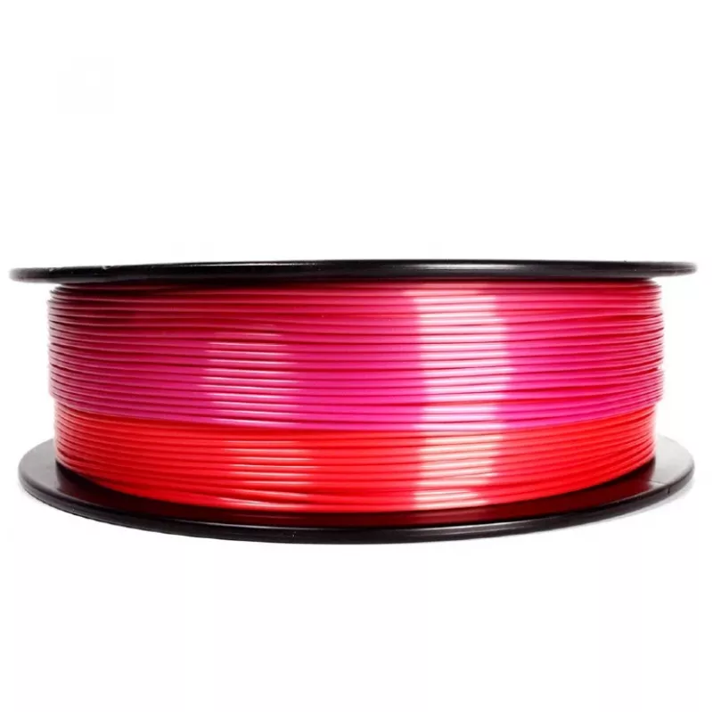 Filamento PLA para impresión 3D 1,75 mm 1 kg — Flashforge Gembird 3DP-PLA-SK-01-RP, morado/rojo