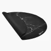 Alfombrilla protectora para sillas Arozzi Zona Round Floor Pad – Negro Marble, alfombrilla protectora redonda para suelos duros y moquetas