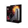 Auriculares gaming con cable GEMBIRD GHS-05-B, circumaurales, 20–20000 Hz, cable de 2 m, 250 g, negro/azul