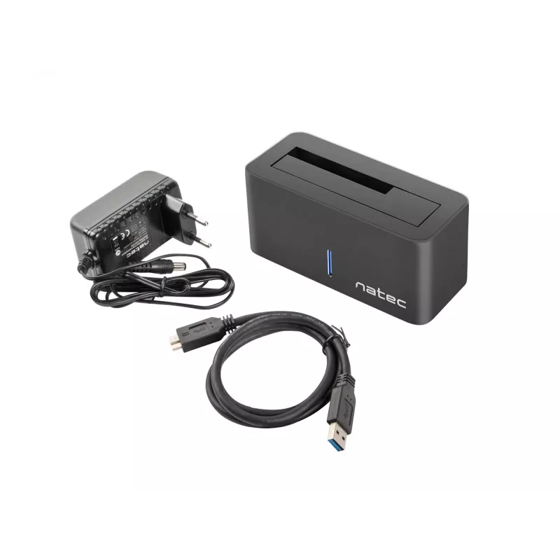 natec Kangaroo - Disco duro - SSD - SATA - Serial ATA II - Serial ATA III - 2,5, 3,5 inch - 8 TB - USB 3.2 Gen 1 (3.1 Gen 1) Type-A - 5 Gbit/s