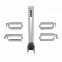LogiLink - regleta de gestión de cables para rack - gris claro, RAL 7035 - 1U - 48,3 cm (19