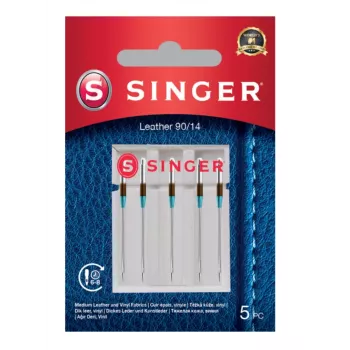 Singer | Aguja para cuero 90/14 pack de 5
