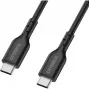Otter Products OtterBox - Cable USB - USB-C de 24 pines (macho) a USB-C de 24 pines (macho) - USB 2,0 - 3 A - 1,0 m - negro (78-81356)
