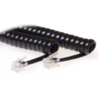 Cable de teléfono Microconnect MPK10400 RJ-10 RJ-10 4 m negro