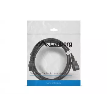 Cable de alimentación Lanberg CA-C13E-11CC-0030-BK negro 3 m conector C13 conector C14 (CA-C13E-11CC-0030-BK)
