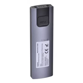 Caja para SSD M.2 Unitek uDrive gris — M.2 (2230/2242/2260/2280), NVMe/SATA III, USB-C 10 Gbit/s, aluminio