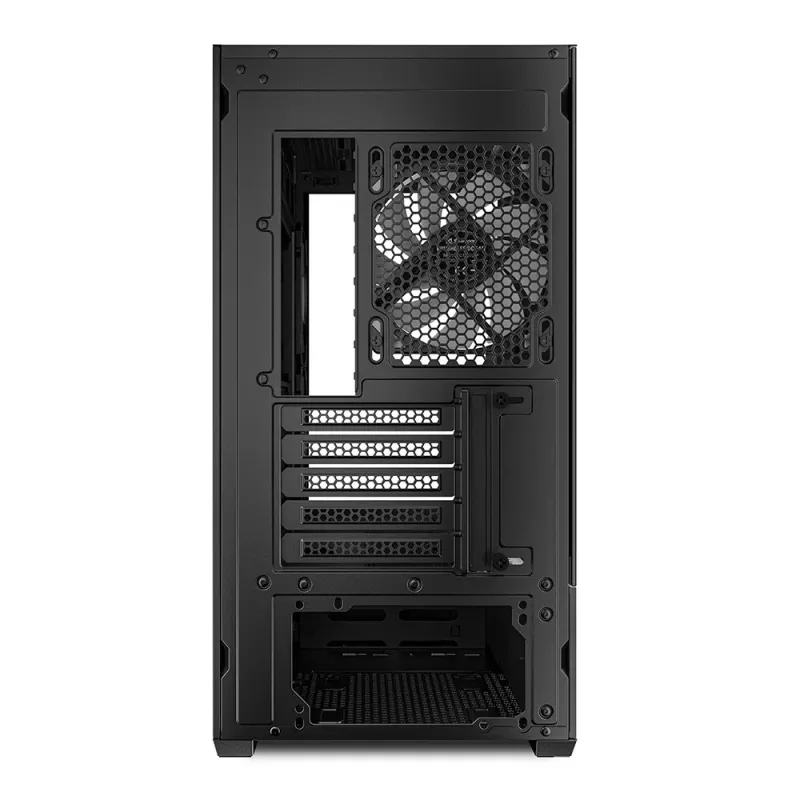 Sharkoon MK6 RGB Micro-ATX caja de PC, negra, cristal templado