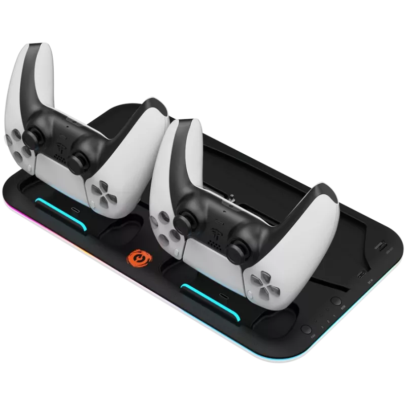 Soporte de refrigeración CANYON CS-5 RGB para PS5 con función de carga, modelo CND-CSPS5B